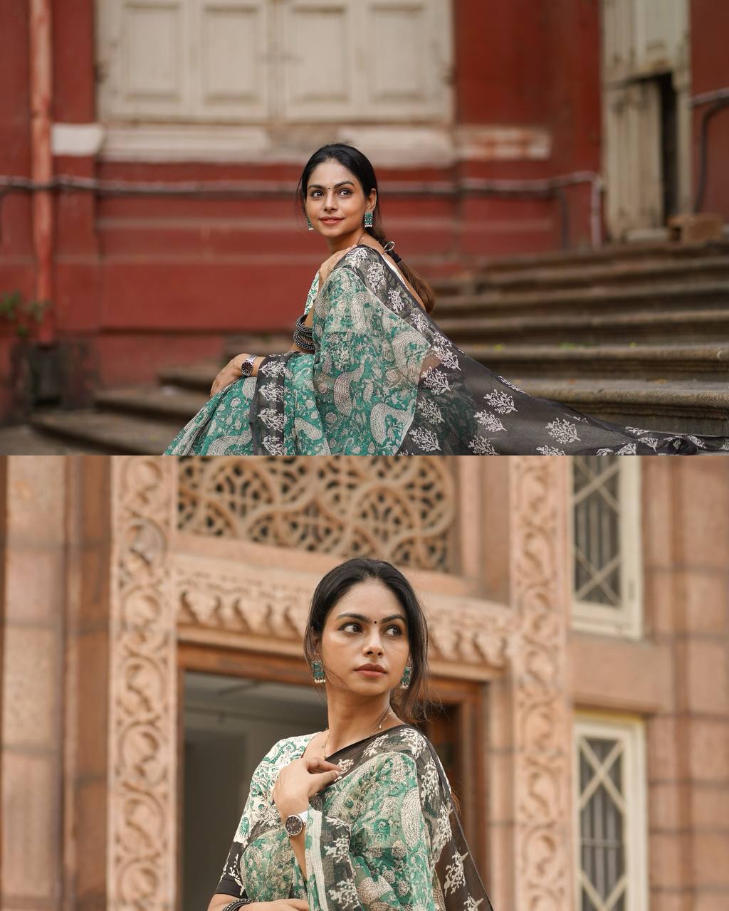 New Exclusive Design Introducing Beautiful, Elegance Design In Full Body And Rich Pallu + Border Type Of Digital Printed Saree