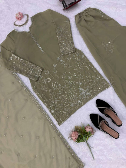 Step into effortless charm with our exclusive 3-piece set – crafted for comfort, stitched with grace.