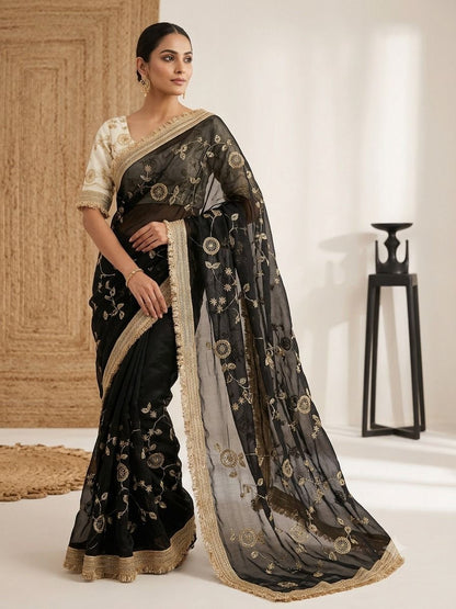 new launching c pallu birts embroidery work with ready made lace border