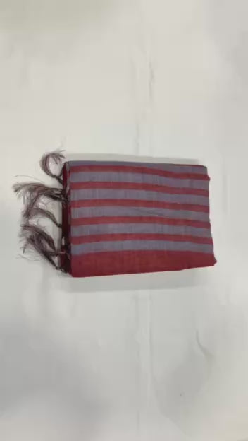 Premium Linen With Beautiful And Elegance Contrast Colour Border Digital Printed Saree